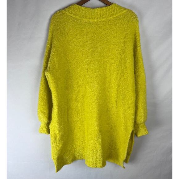 Pilcro by Anthropologie Women's Sherpa Sweater Top Size Large Boho Stretch - Picture 2 of 8